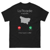 T-shirt Picardie noir - La Picardie m'appelle