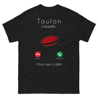 Thumbnail for T-shirt Toulon noir - M'appelle, il faut que j'y aille