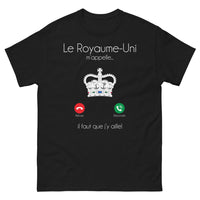 Thumbnail for T-shirt Royaume-Uni noir - Le Royaume-Uni m'appelle