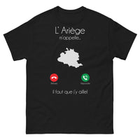 Thumbnail for T-shirt Ariège noir - L'appel irrésistible