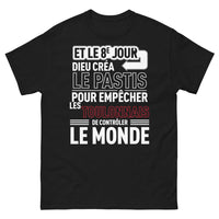 Thumbnail for T-shirt Toulonnais noir - Et le 8e jour créa le pastis