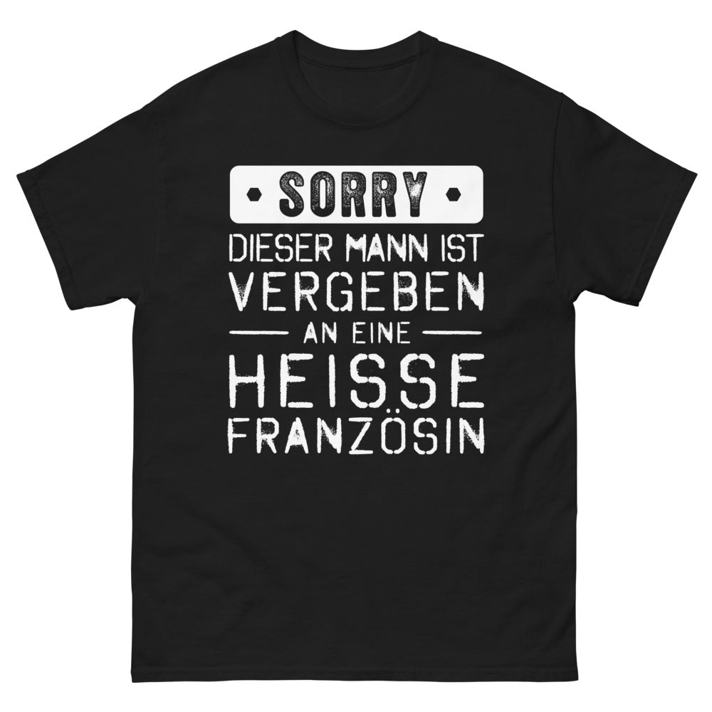 Frankreich Marineblau T-Shirt - Humor über die Herkunft
