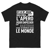 Thumbnail for T-shirt Sarthois noir - apéro du 8e jour