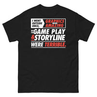 Thumbnail for T-shirt gamer nostalgique noir - I Went Outside Once