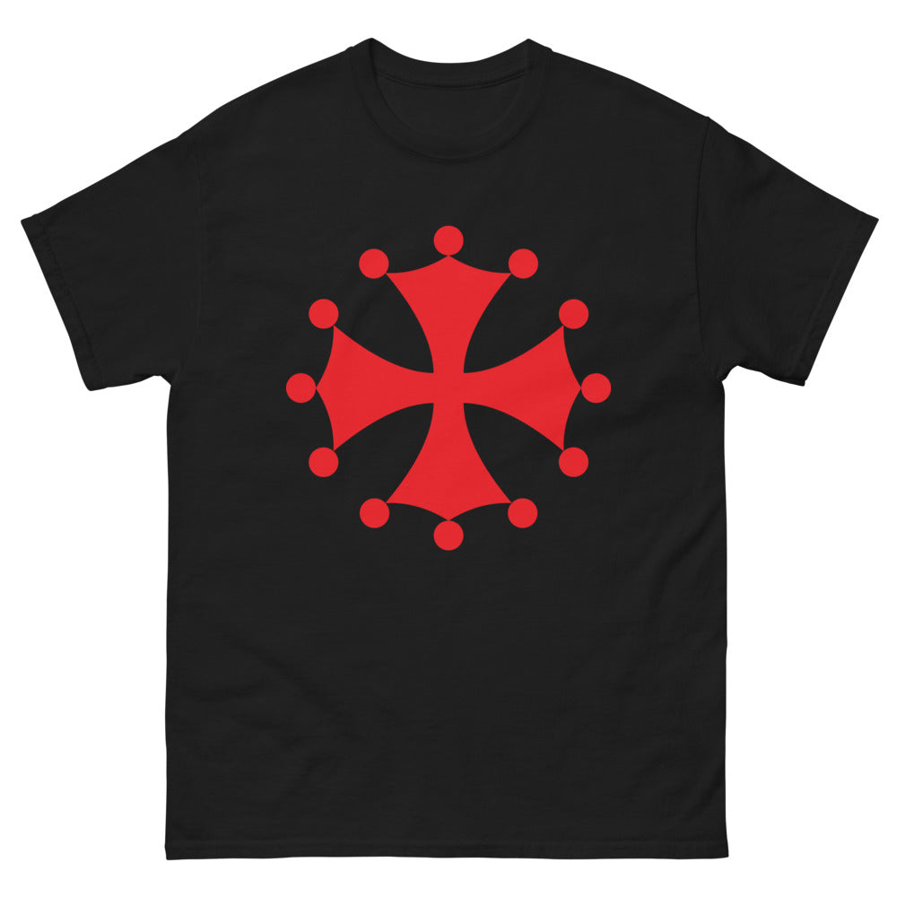 T-shirt Occitanie noir - croix occitane