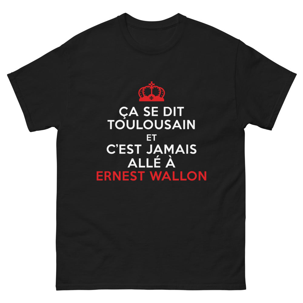 T-shirt Toulouse noir - Esprit Ernest-Wallon