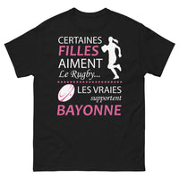 Thumbnail for T-shirt Bayonne noir - Les vraies supportent Bayonne