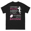 T-shirt Bayonne noir - Les vraies supportent Bayonne
