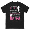 T-shirt Brive noir - Elles vibrent pour Brive rugby