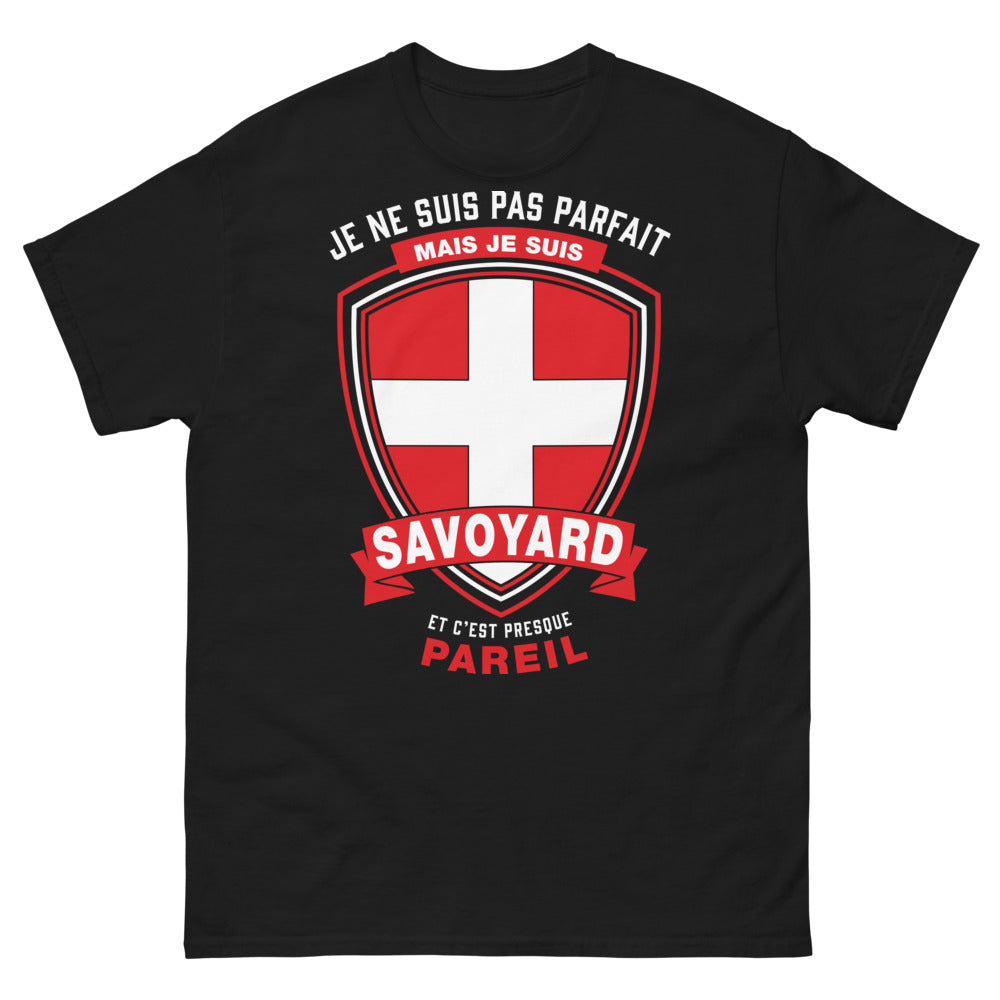 T-shirt Savoyard noir - Savoyard et presque parfait