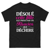 T-shirt Alsace noir - Déjà prise par un Alsacien qui déchire