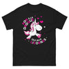 T-shirt licornes noir - anti-drogue