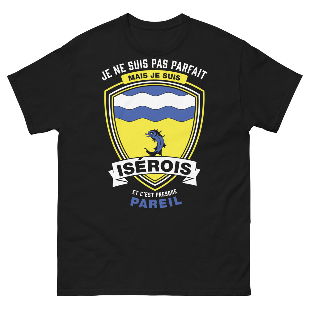 T-shirt Isérois noir - pas parfait mais presque