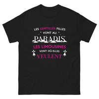 Thumbnail for T-shirt Limousin noir - humour et fierté locale