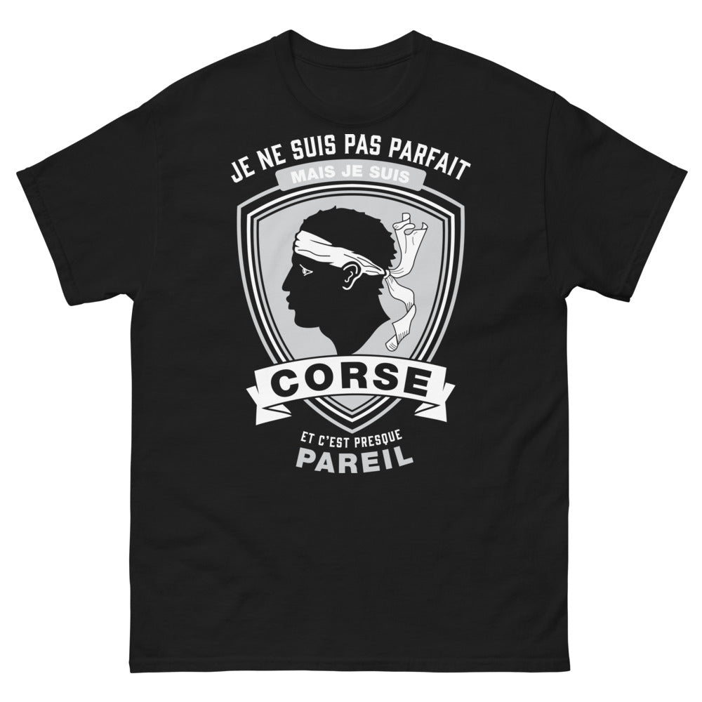 T-shirt Corse noir - presque parfait