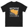 T-shirt Bretagne noir - Là où naissent les légendes
