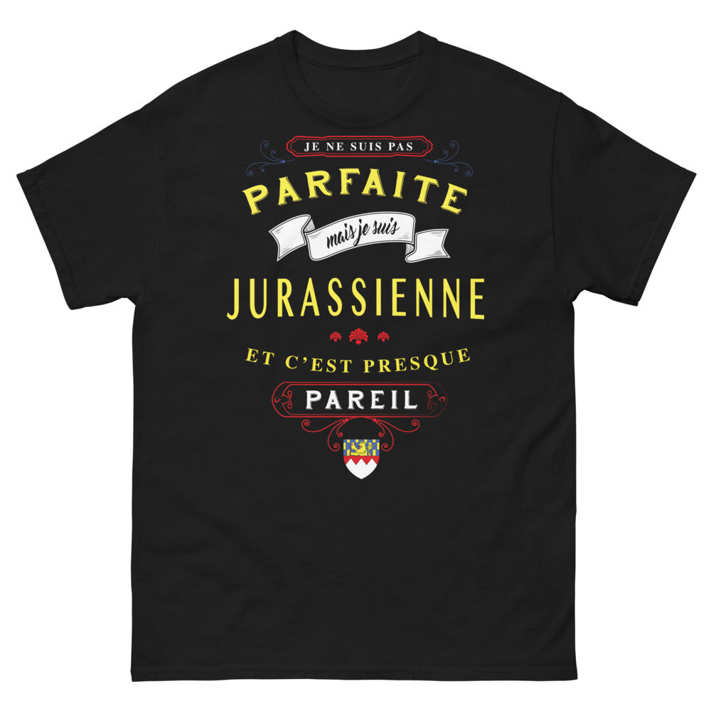 T-shirt Jura noir - presque parfaite, jurassienne