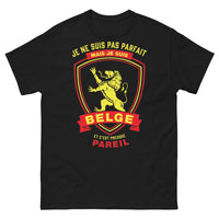 Thumbnail for T-shirt Belgique noir - Je ne suis pas parfait mais Belge