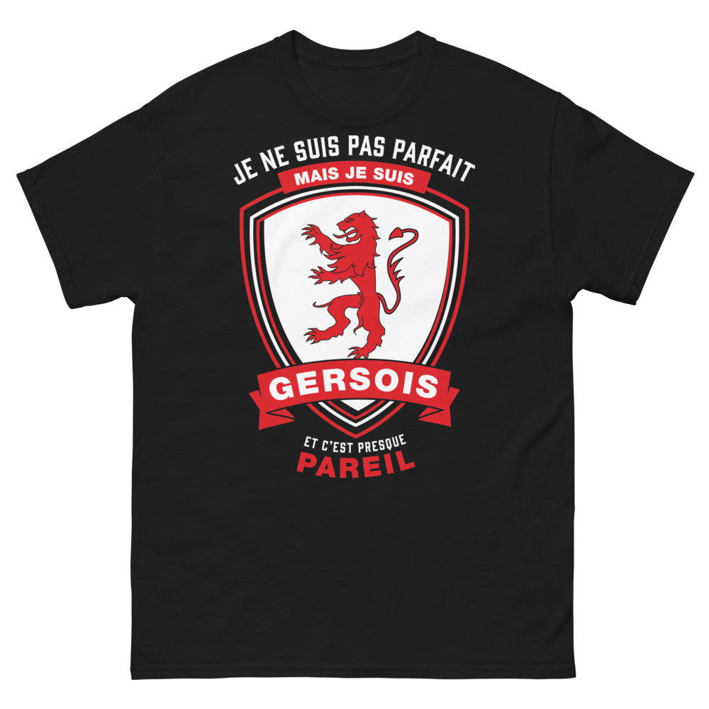 T-shirt Gers noir - je ne suis pas parfait