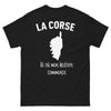 T-shirt La Corse noir - La Corse : Là où Mon Histoire Commence