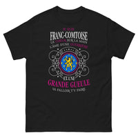 Thumbnail for T-shirt Franc-Comtoise noir - fière et grande gueule