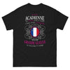 T-shirt acadien noir - cœur sur main, guerrière et grande gueule