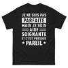 T-shirt aide-soignante noir - Presque parfaite