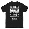 T-shirt 1962 noir - né en 1962, presque pareil
