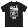 T-shirt Suédois noir - né en 1965 presque parfait