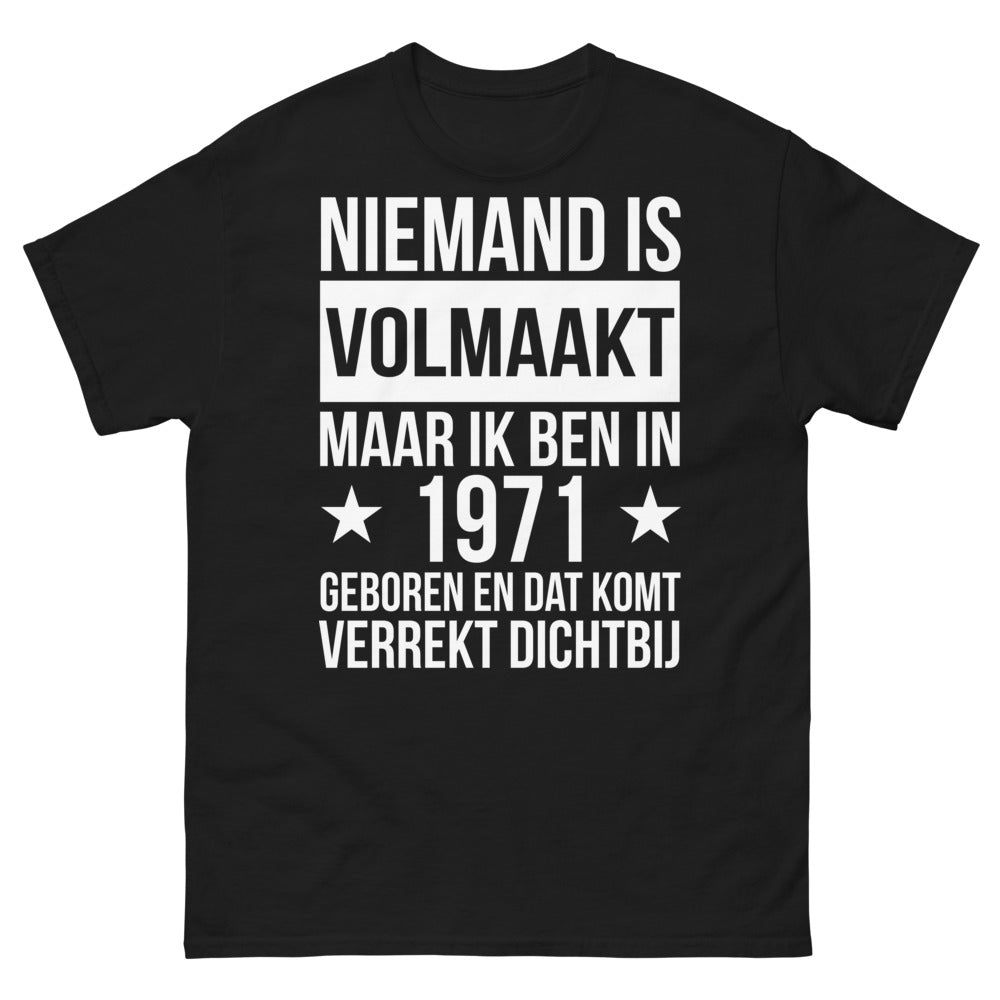 T-Shirt Jahrgang 1971 Schwarz - Jahrgang 1971, Humor und Stolz