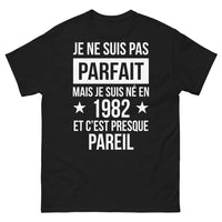 Thumbnail for T-shirt années 80 noir - né en 1982