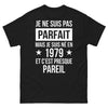 T-shirt 1979 noir - humour millésime