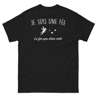 Thumbnail for T-shirt Vosges noir - Je suis une fée, la fée pas chier