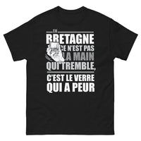 Thumbnail for T-shirt Bretagne noir - le verre tremble avant ta main