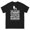 T-shirt Alsacien noir - Clin d'oeil Alsace-Lorraine