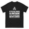 T-shirt Bretagne noir - Je n'ai pas choisi la Bretagne