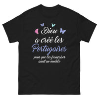 Thumbnail for T-shirt Portugal noir - Un modèle à suivre