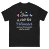 T-shirt polonaises noir - slogan humour et fierté