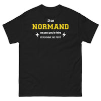 Thumbnail for T-shirt Normand noir - esprit indomptable