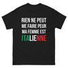 T-shirt Italie noir - Rien ne peut me faire peur