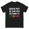 T-shirt Portugaise noir - Rien ne peut me faire peur