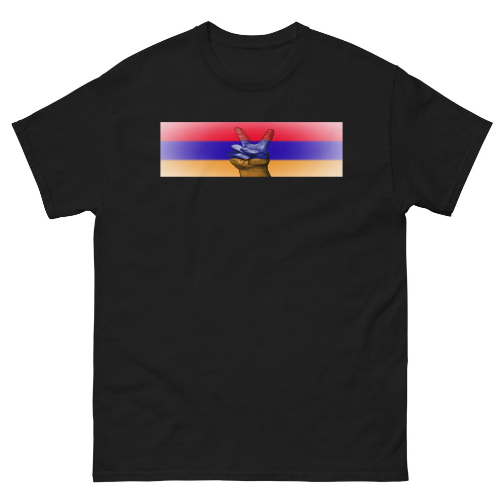 T-shirt Arménie noir - paix et héritage