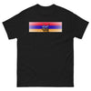 T-shirt Arménie noir - paix et héritage