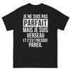 T-shirt Verseau noir - presque parfait
