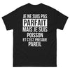 T-shirt Poisson noir - Presque parfait