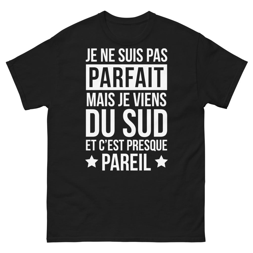 T-shirt Sud noir face - humour Midi et cigales