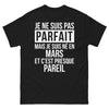 T-shirt Mars noir - Né en Mars, presque parfait