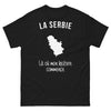 T-shirt Serbie noir - Là où mon histoire commence