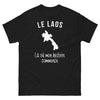 T-shirt Laos noir - Là où mon histoire commence