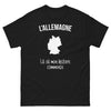 T-shirt Allemagne noir - Là où mon histoire commence